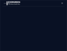 Tablet Screenshot of evergreentec.com